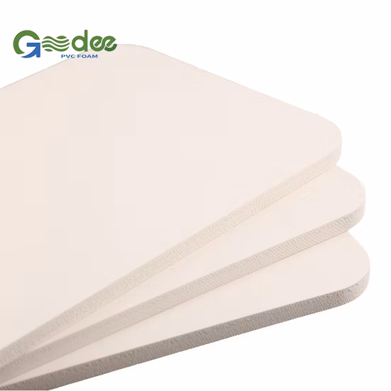 Placa de espuma de PVC branca de neve Placa de PVC Celuka Placa de armário de cozinha Placa de espuma de PVC para banheiro