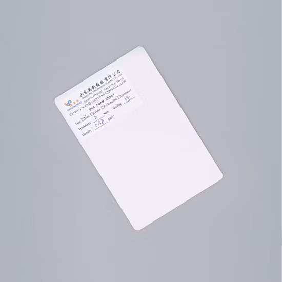 Folha de espuma de PVC de material de construção/placa de espuma de PVC de laminação